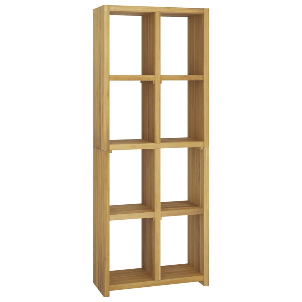 Kirjahylly 70x30x180 cm täysi tiikki - Sisustajankoti.fi