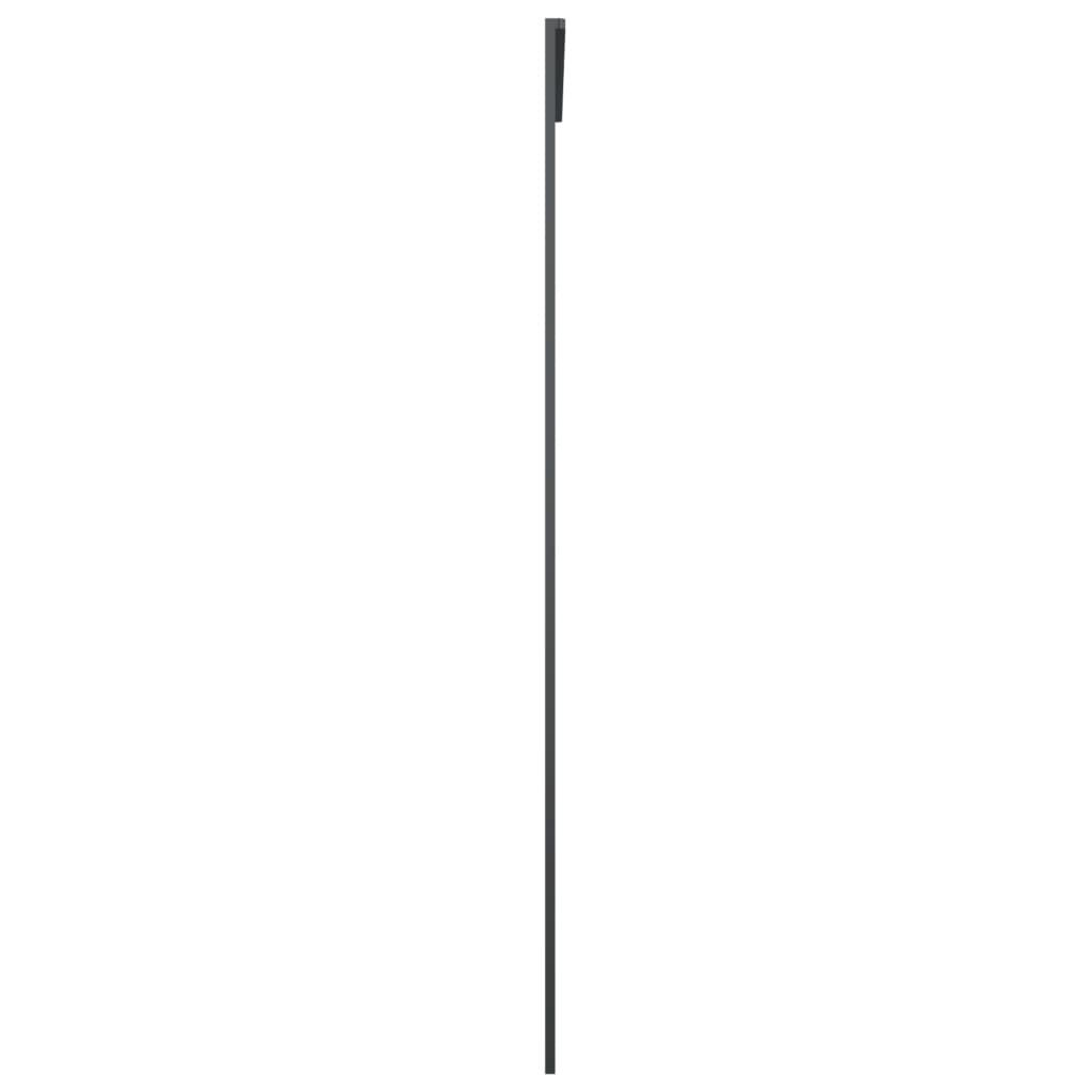Liukuovi musta 102,5x205 cm ESG-lasi ja alumiini - Sisustajankoti.fi