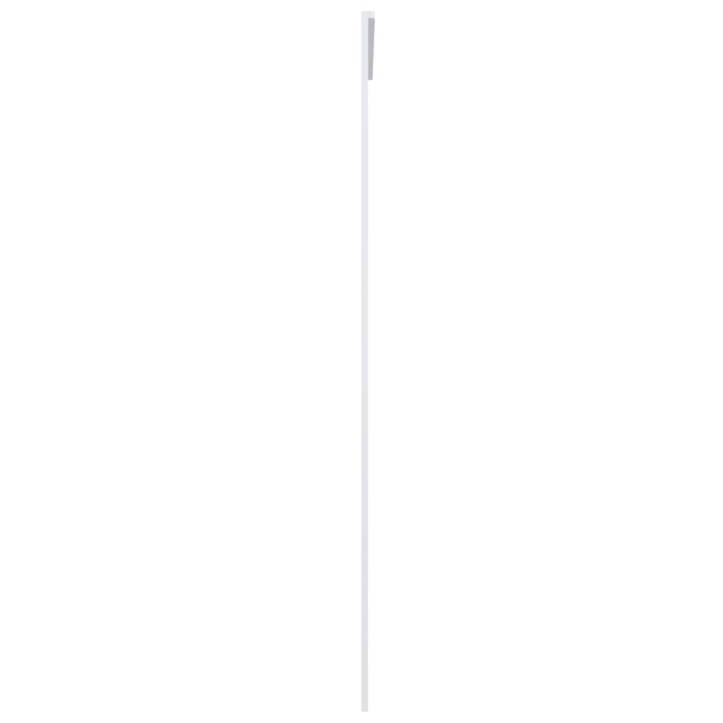 Liukuovi ESG-huurrelasi ja alumiini 102,5x205 cm valkoinen - Sisustajankoti.fi