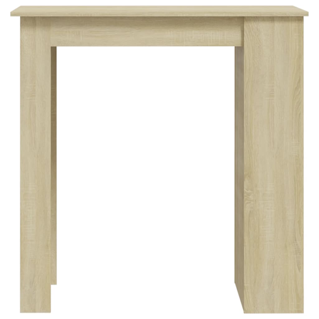 Baaripöytä säilytystelineellä Sonoma-tammi 102x50x103,5 cm levy - Sisustajankoti.fi