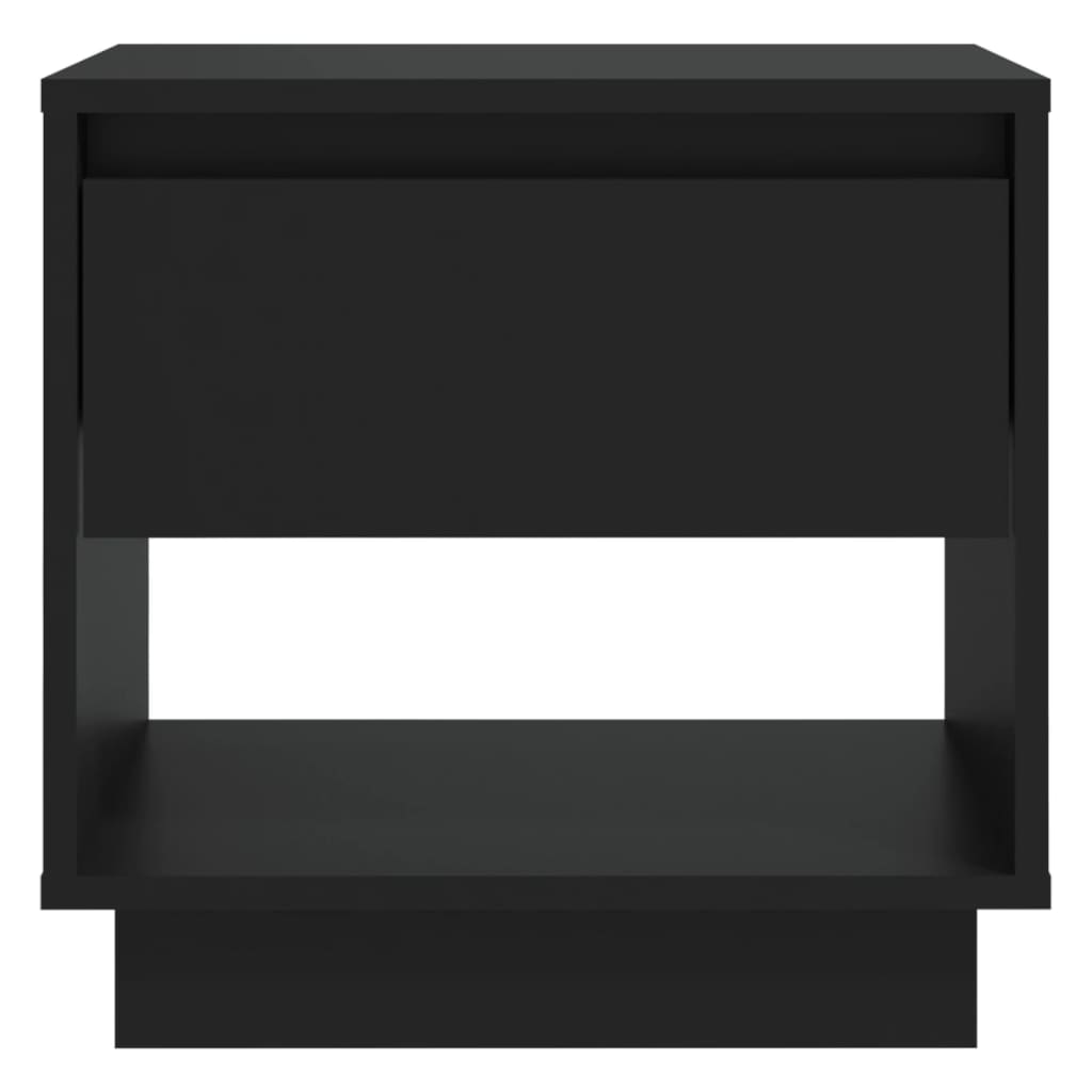 Yöpöydät 2 kpl musta 45x34x44 cm lastulevy - Sisustajankoti.fi