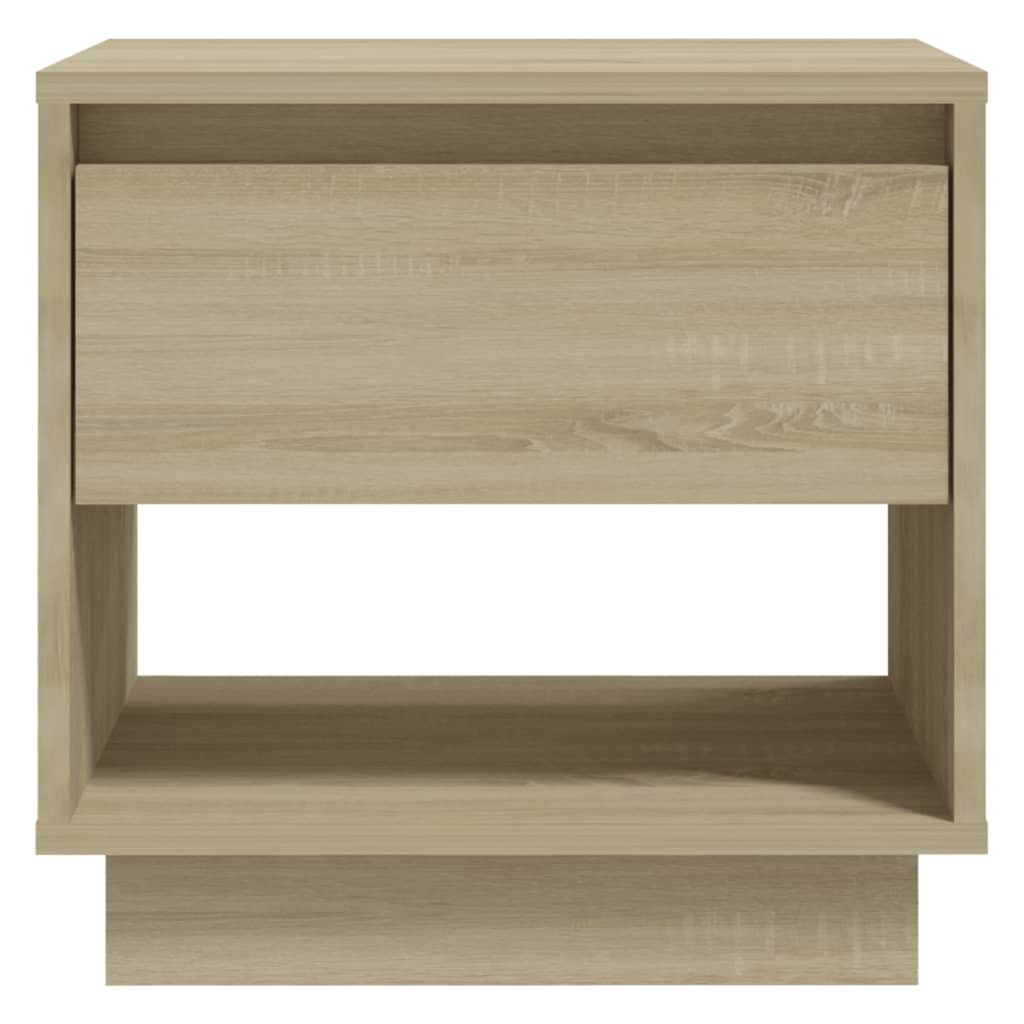 Yöpöydät 2 kpl Sonoma-tammi 45x34x44 cm lastulevy - Sisustajankoti.fi