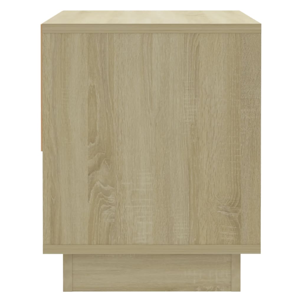 Yöpöydät 2 kpl Sonoma-tammi 45x34x44 cm lastulevy - Sisustajankoti.fi
