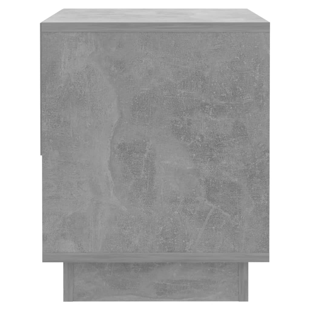 Yöpöydät 2 kpl betoninharmaa 45x34x44 cm lastulevy - Sisustajankoti.fi