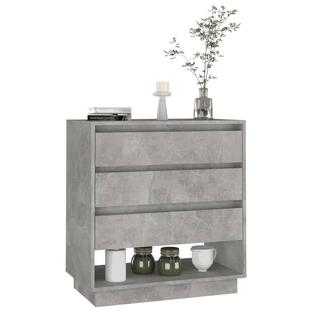 Senkki betoninharmaa 70x41x75 cm lastulevy - Sisustajankoti.fi