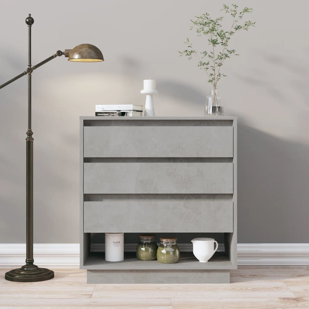 Senkki betoninharmaa 70x41x75 cm lastulevy - Sisustajankoti.fi