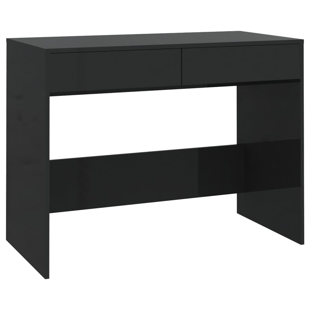 Työpöytä musta 101x50x76,5 cm lastulevy - Sisustajankoti.fi