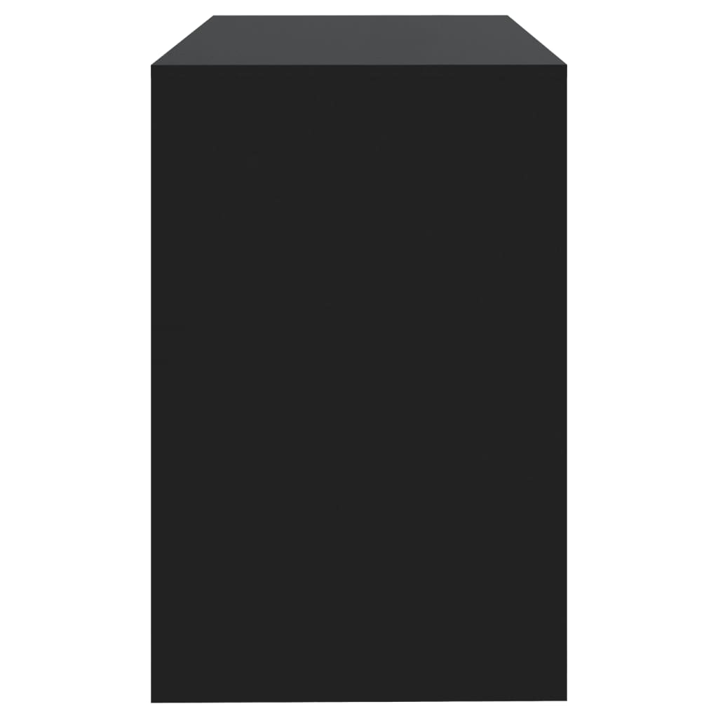 Työpöytä musta 101x50x76,5 cm lastulevy - Sisustajankoti.fi