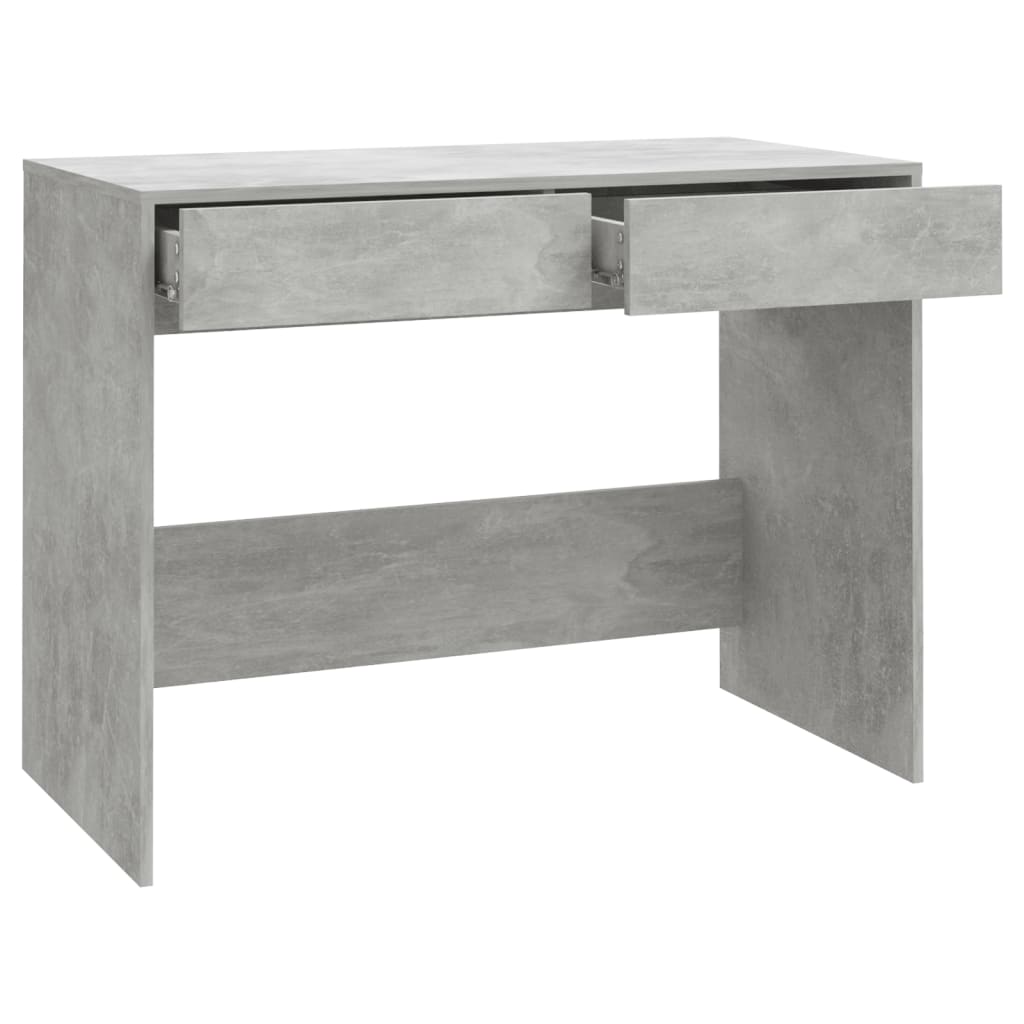 Työpöytä betoninharmaa 101x50x76,5 cm lastulevy - Sisustajankoti.fi