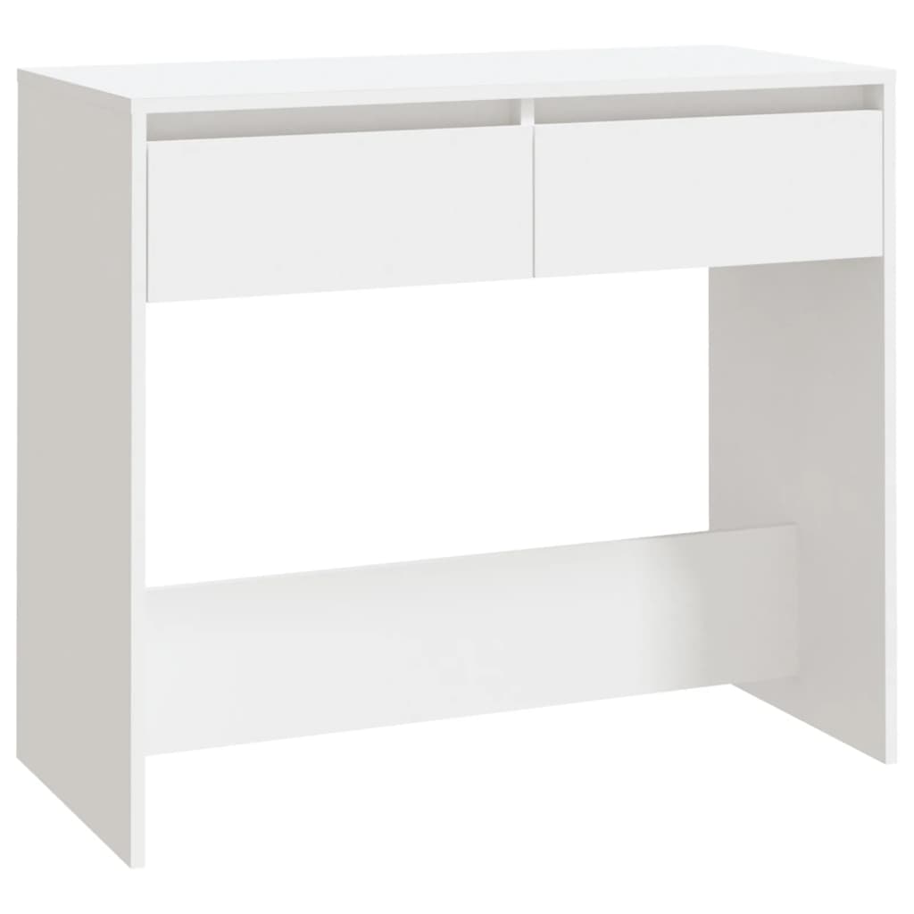 Konsolipöytä valkoinen 89x41x76,5 cm teräs - Sisustajankoti.fi