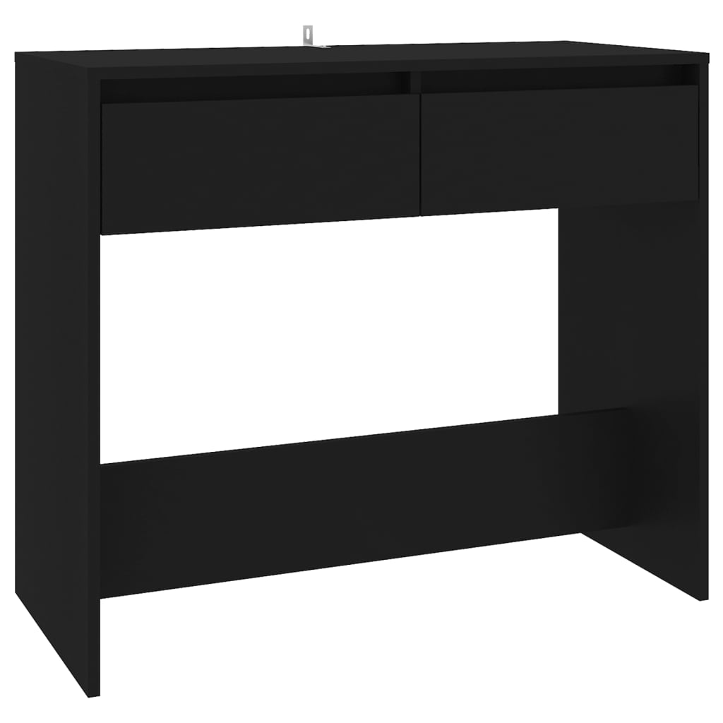 Konsolipöytä musta 89x41x76,5 cm teräs - Sisustajankoti.fi