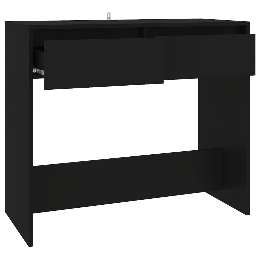 Konsolipöytä musta 89x41x76,5 cm teräs - Sisustajankoti.fi