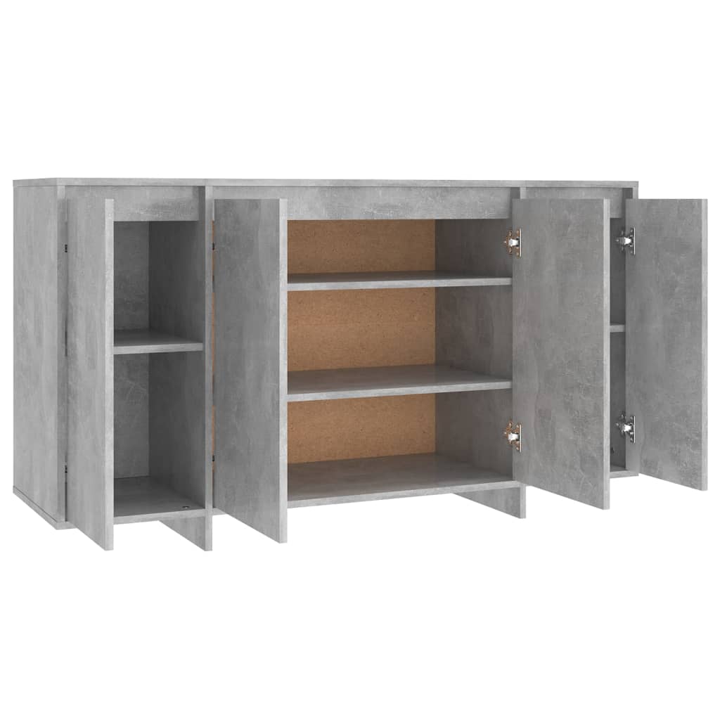 Senkki betoninharmaa 135x41x75 cm lastulevy - Sisustajankoti.fi