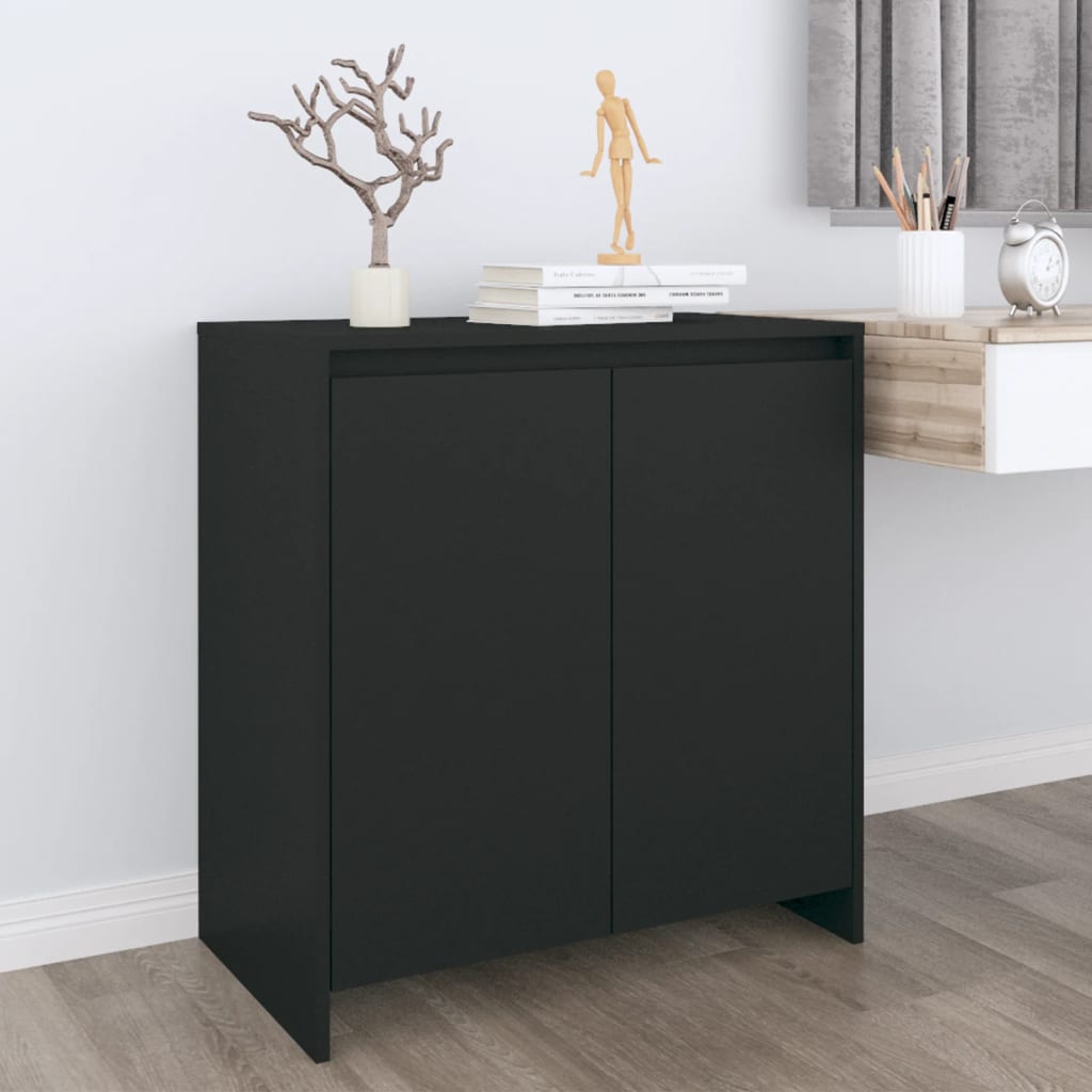 Senkki musta 70x40x73,5 cm lastulevy - Sisustajankoti.fi