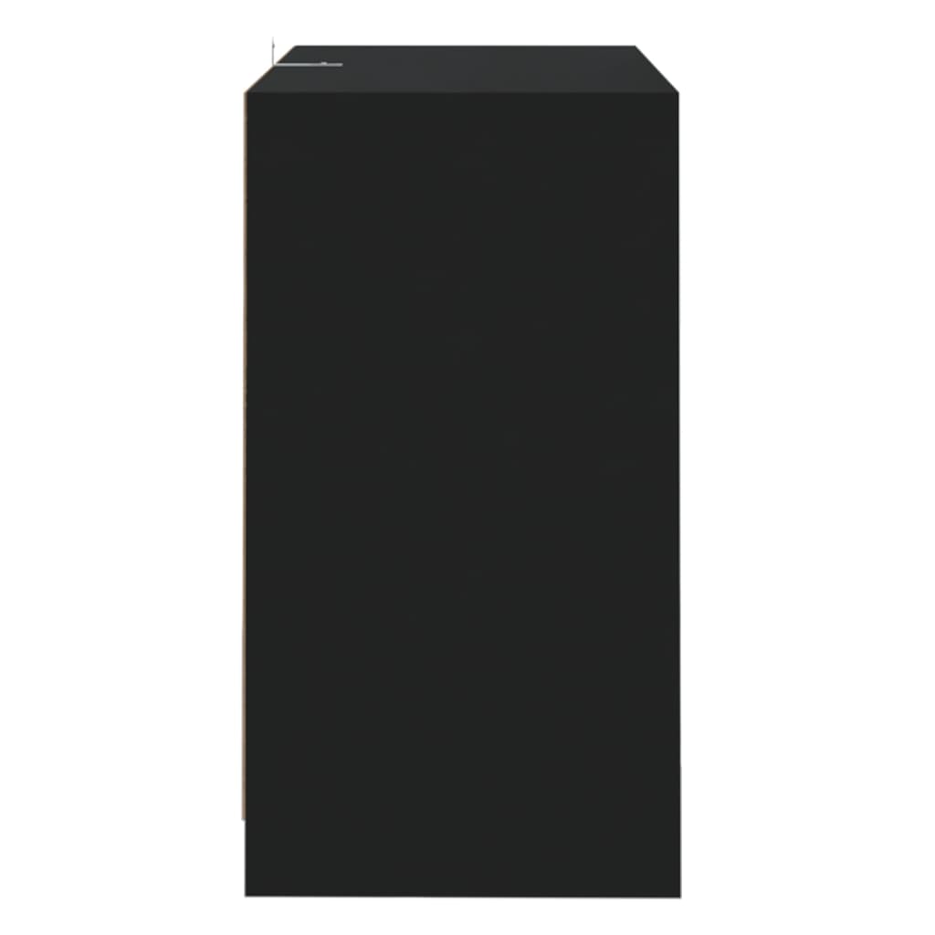 Senkki musta 70x41x75 cm lastulevy - Sisustajankoti.fi