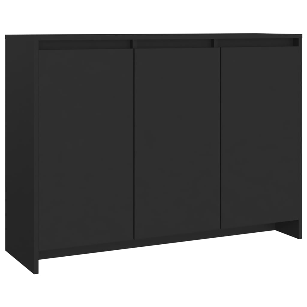 Senkki musta 102x33x75 cm lastulevy - Sisustajankoti.fi