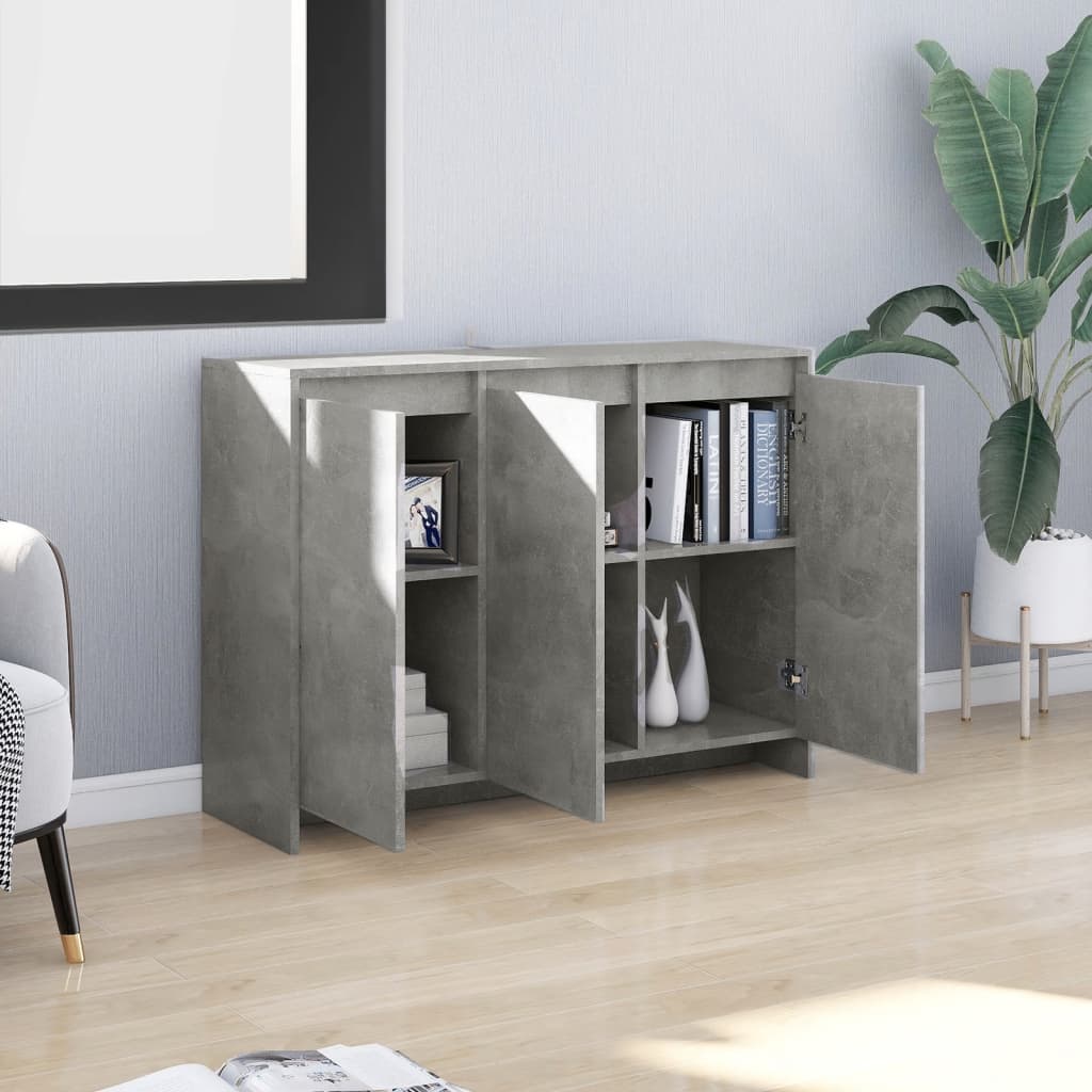 Senkki betoninharmaa 102x33x75 cm lastulevy - Sisustajankoti.fi