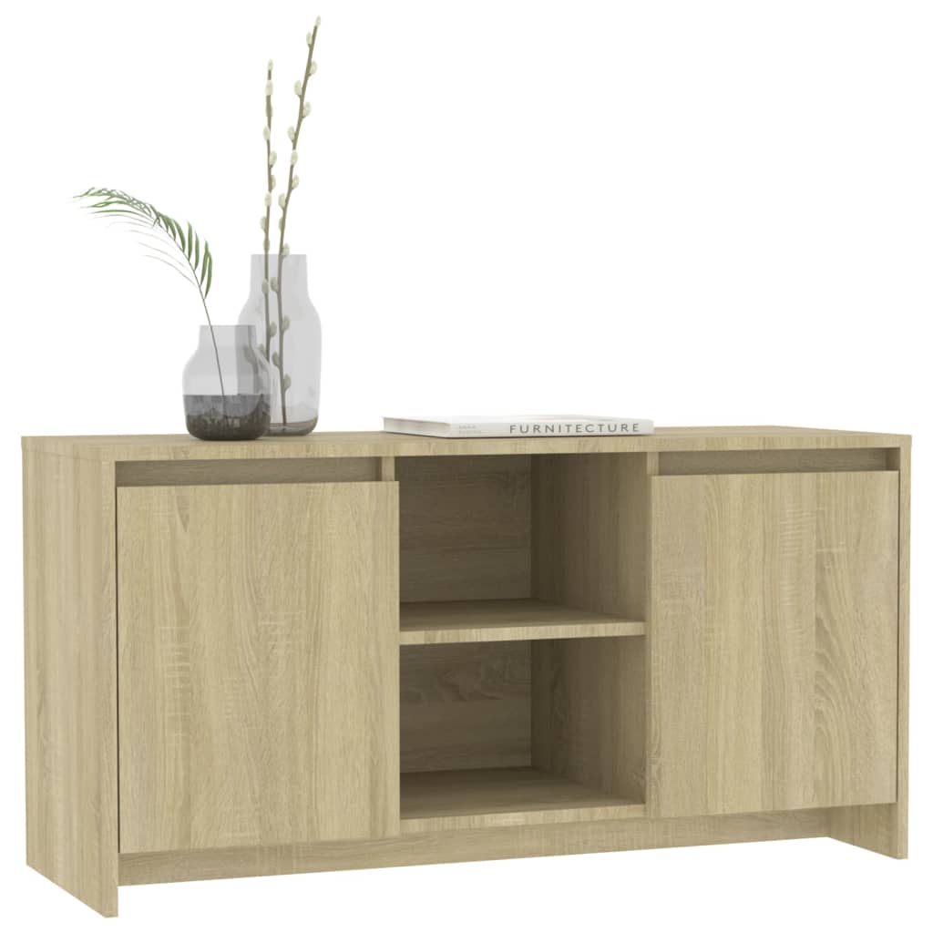 TV-taso Sonoma-tammi 102x37,5x52,5 cm lastulevy - Sisustajankoti.fi