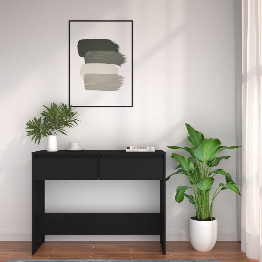 Konsolipöytä musta 100x35x76,5 cm - Sisustajankoti.fi