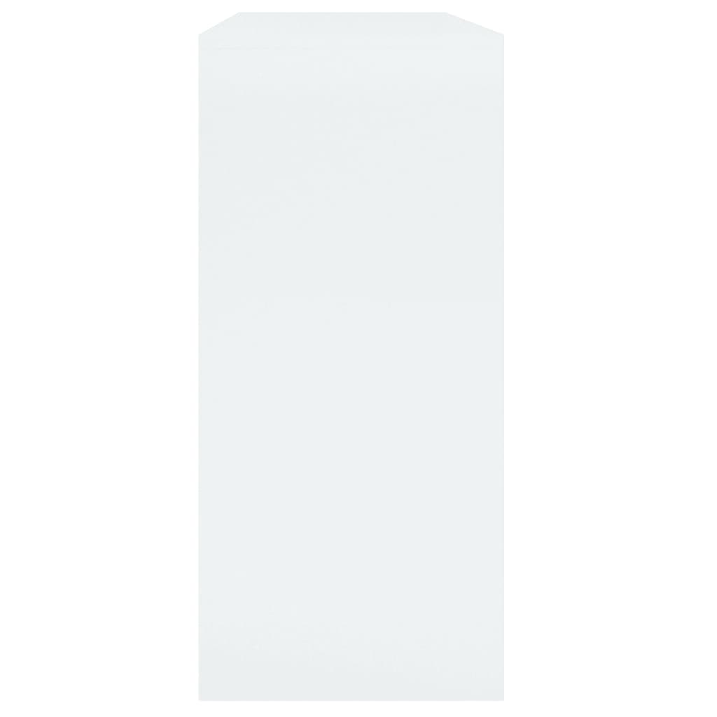 Konsolipöytä korkeakiilto valkoinen 100x35x76,5 cm lastulevy - Sisustajankoti.fi
