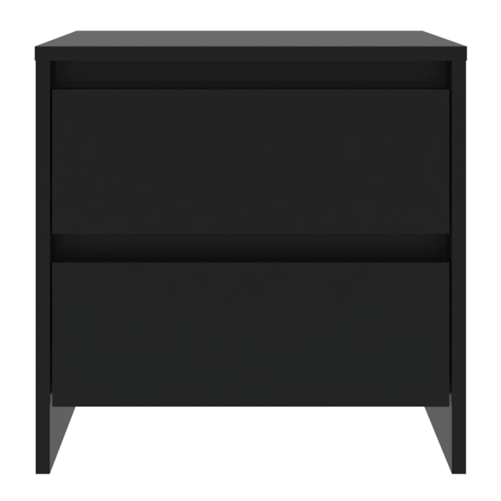 Yöpöydät 2 kpl musta 45x34,5x44,5 cm - Sisustajankoti.fi