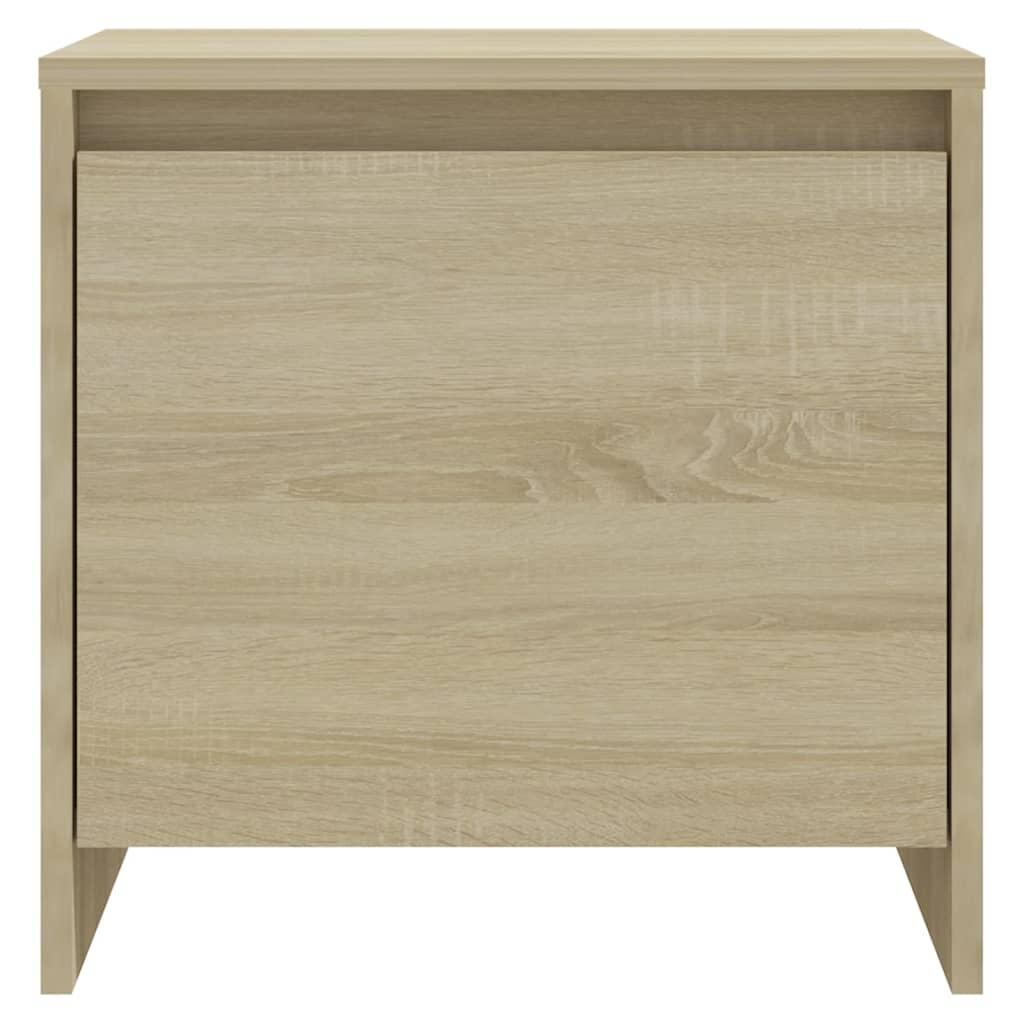 Yöpöydät 2 kpl Sonoma-tammi 45x34x44,5 cm lastulevy - Sisustajankoti.fi