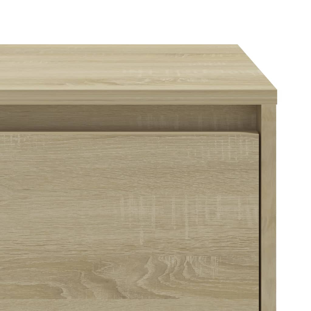 Yöpöydät 2 kpl Sonoma-tammi 45x34x44,5 cm lastulevy - Sisustajankoti.fi