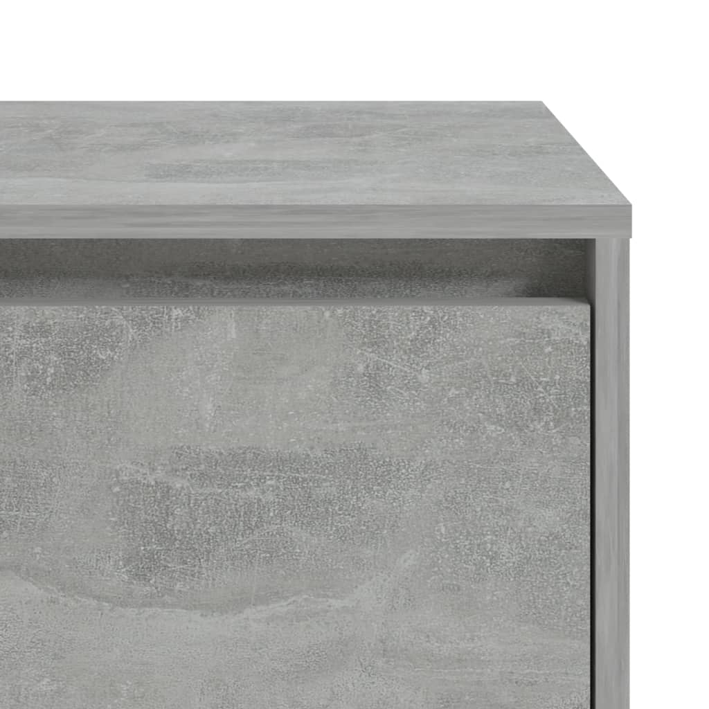 Yöpöydät 2 kpl betoninharmaa 45x34x44,5 cm lastulevy - Sisustajankoti.fi