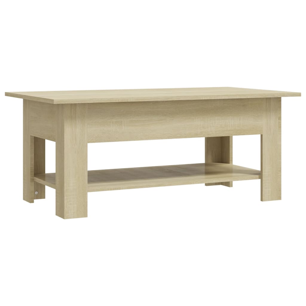 Sohvapöytä Sonoma-tammi 102x55x42 cm lastulevy - Sisustajankoti.fi