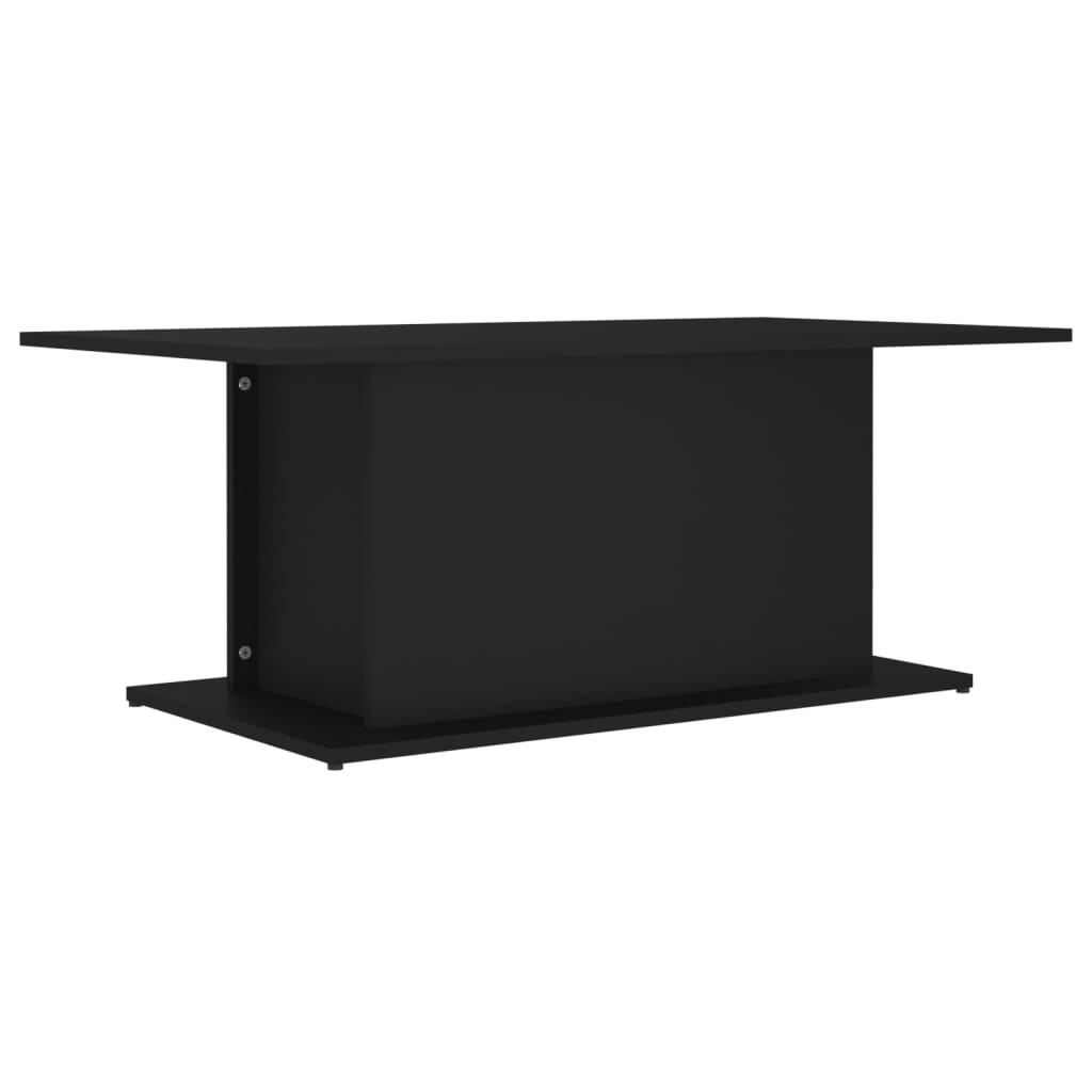 Sohvapöytä musta 102x55,5x40 cm lastulevy - Sisustajankoti.fi