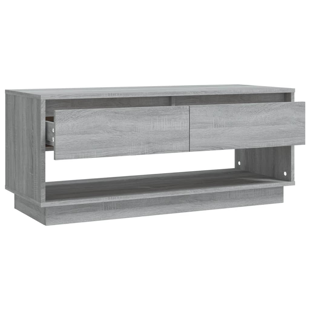 TV-taso harmaa Sonoma-tammi 102x41x44 cm lastulevy - Sisustajankoti.fi