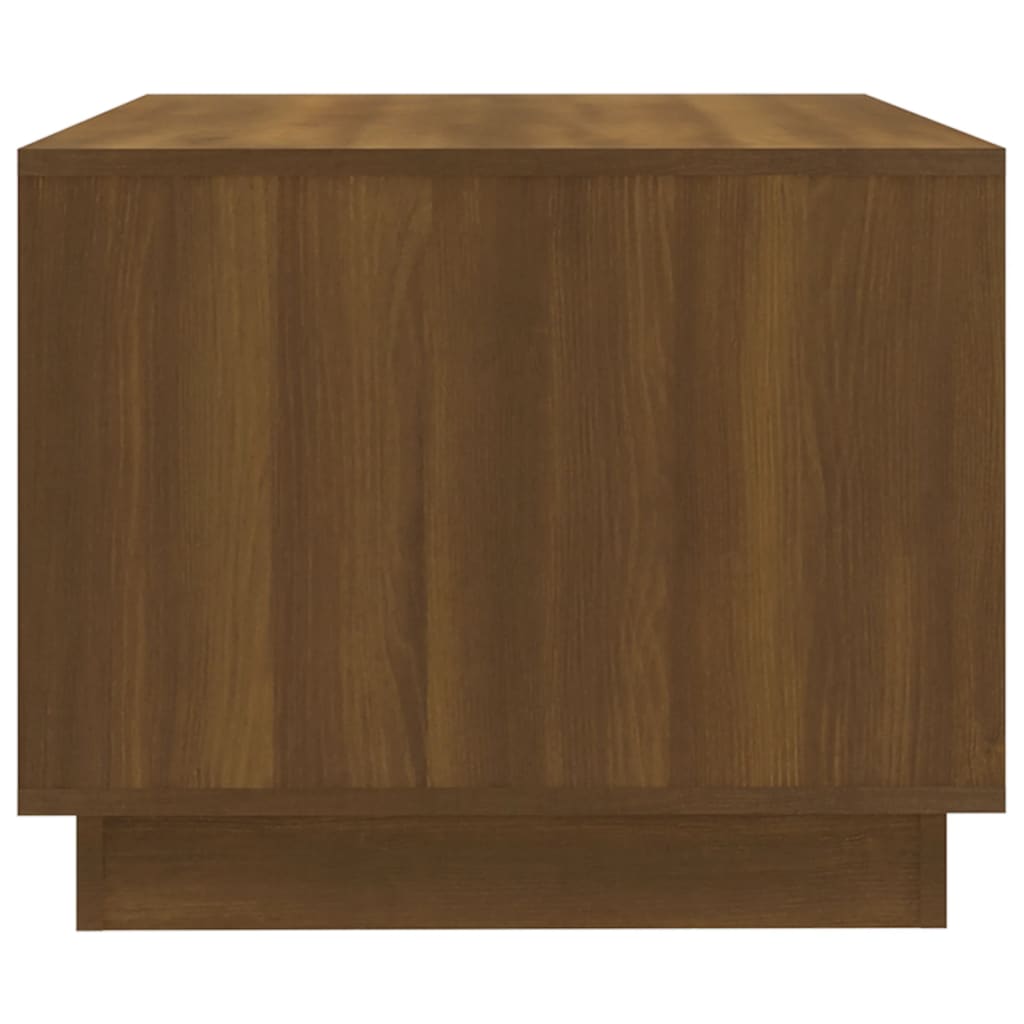 Sohvapöytä ruskea tammi 102,5x55x44 cm lastulevy - Sisustajankoti.fi