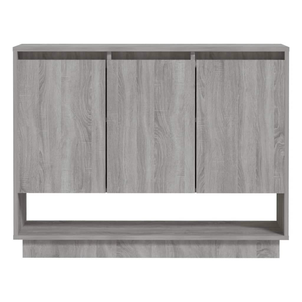 Senkki harmaa Sonoma-tammi 97x31x75 cm lastulevy - Sisustajankoti.fi