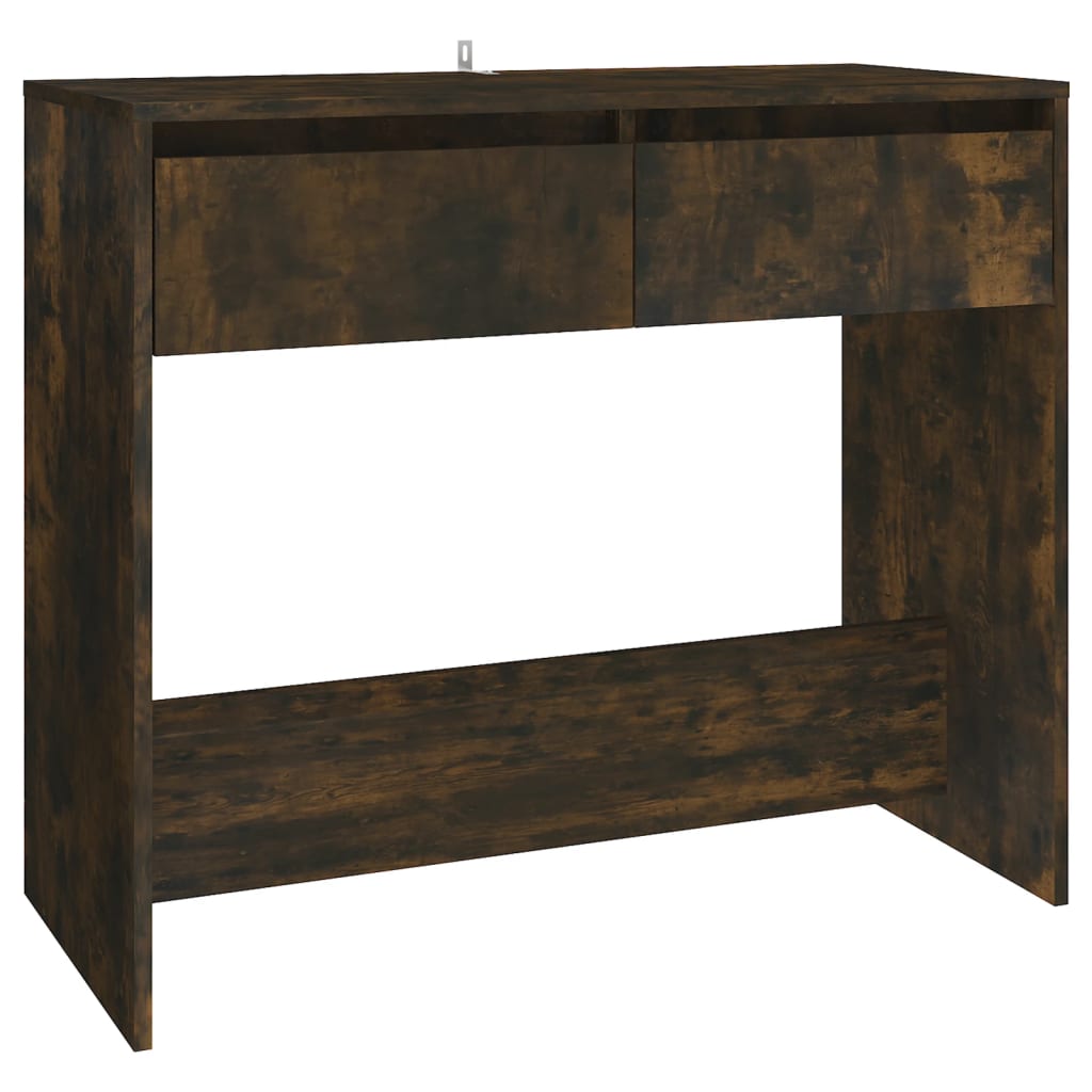 Konsolipöytä savutammi 89x41x76,5 cm lastulevy - Sisustajankoti.fi
