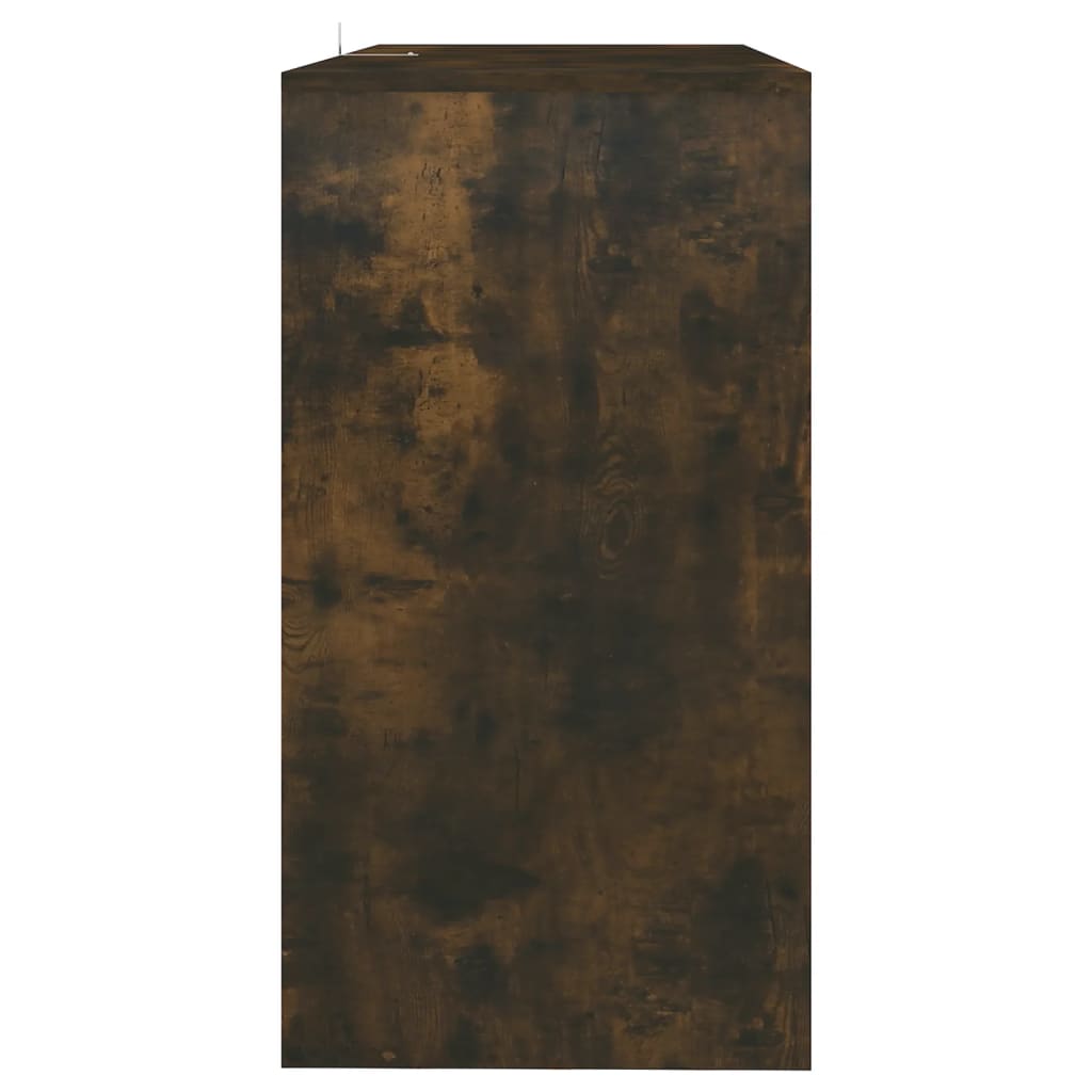 Konsolipöytä savutammi 89x41x76,5 cm lastulevy - Sisustajankoti.fi
