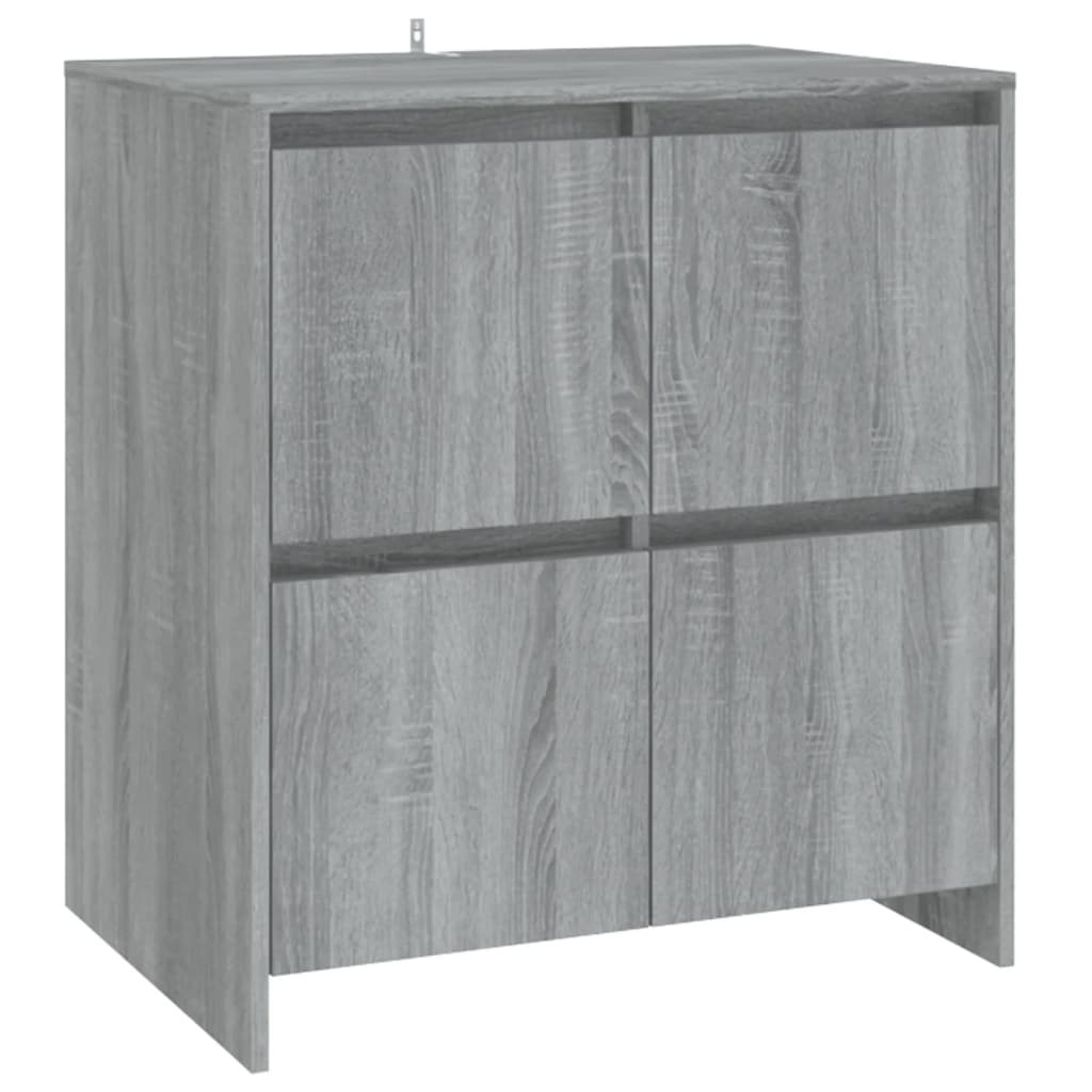 Senkki harmaa Sonoma-tammi 70x41x75 cm lastulevy - Sisustajankoti.fi