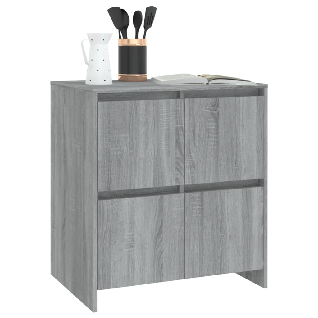 Senkki harmaa Sonoma-tammi 70x41x75 cm lastulevy - Sisustajankoti.fi