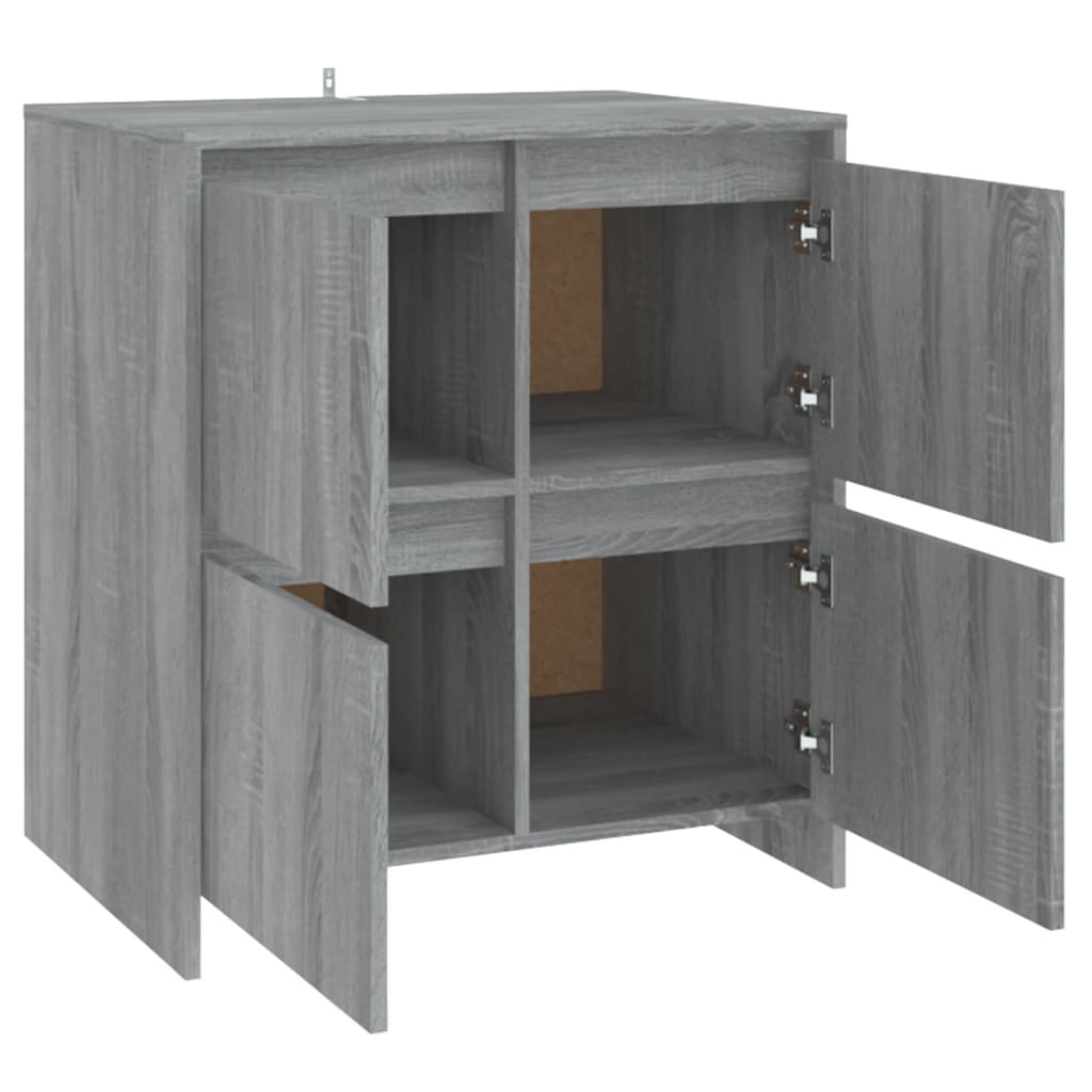 Senkki harmaa Sonoma-tammi 70x41x75 cm lastulevy - Sisustajankoti.fi
