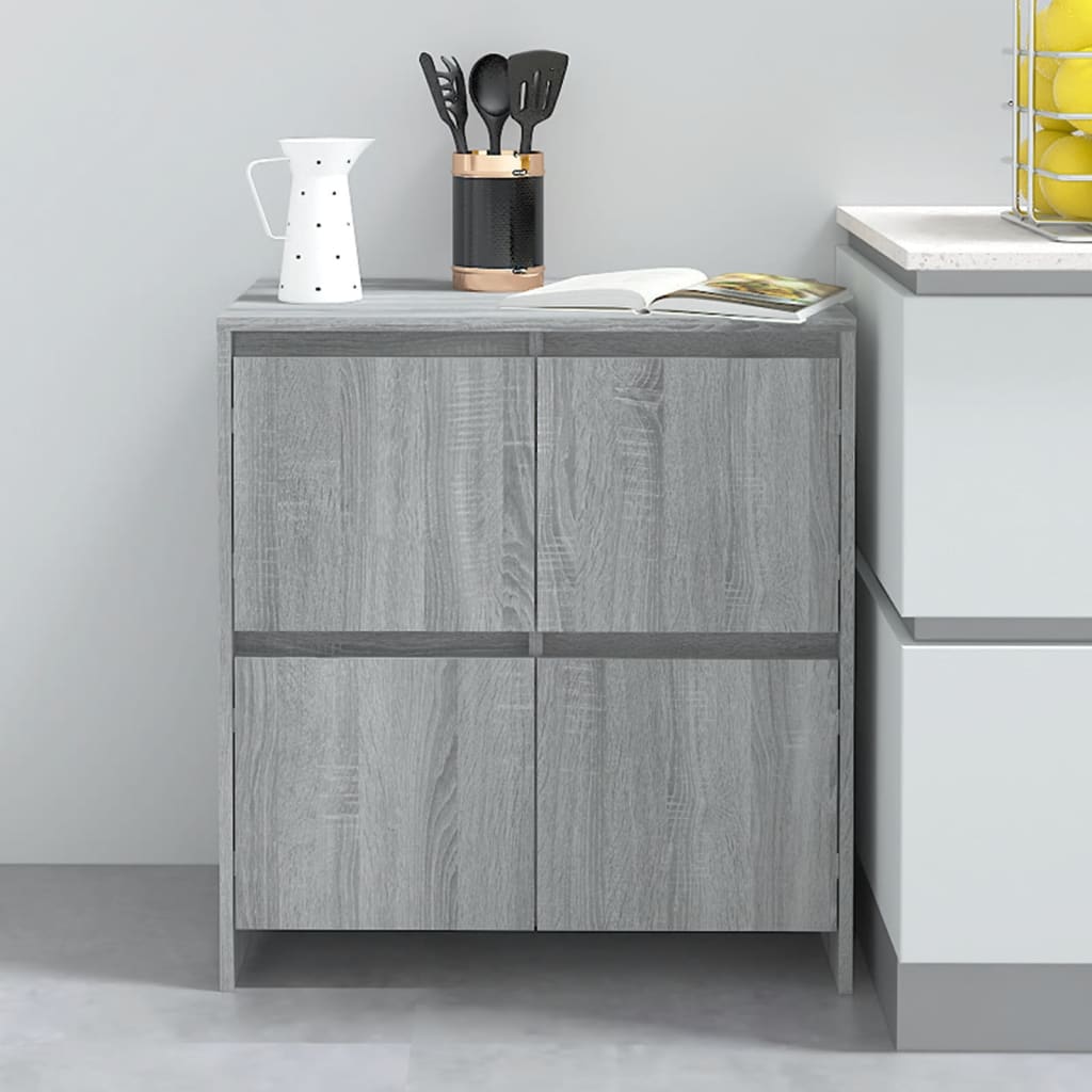 Senkki harmaa Sonoma-tammi 70x41x75 cm lastulevy - Sisustajankoti.fi