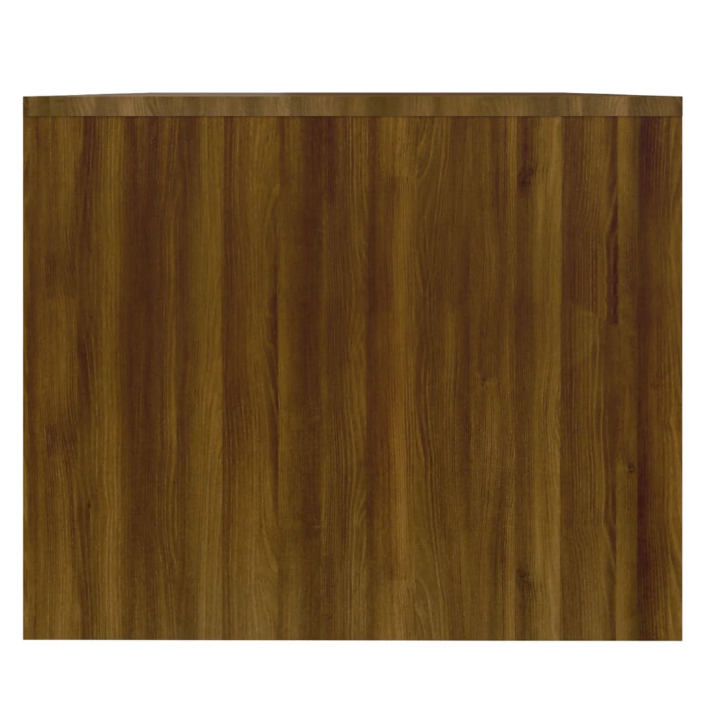 Sohvapöytä ruskea tammi 90x50x41,5 cm lastulevy - Sisustajankoti.fi