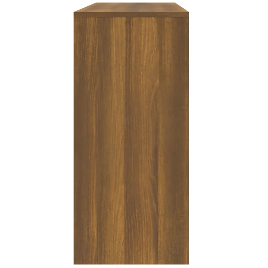 Konsolipöytä ruskea tammi 100x35x76,5 cm lastulevy - Sisustajankoti.fi