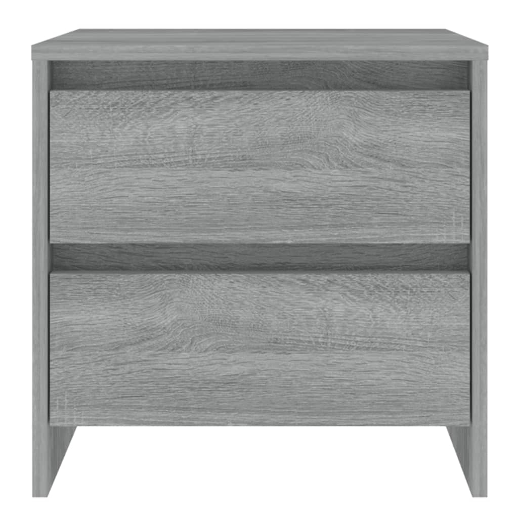 Yöpöydät 2 kpl harmaa Sonoma 45x34,5x44,5 cm - Sisustajankoti.fi