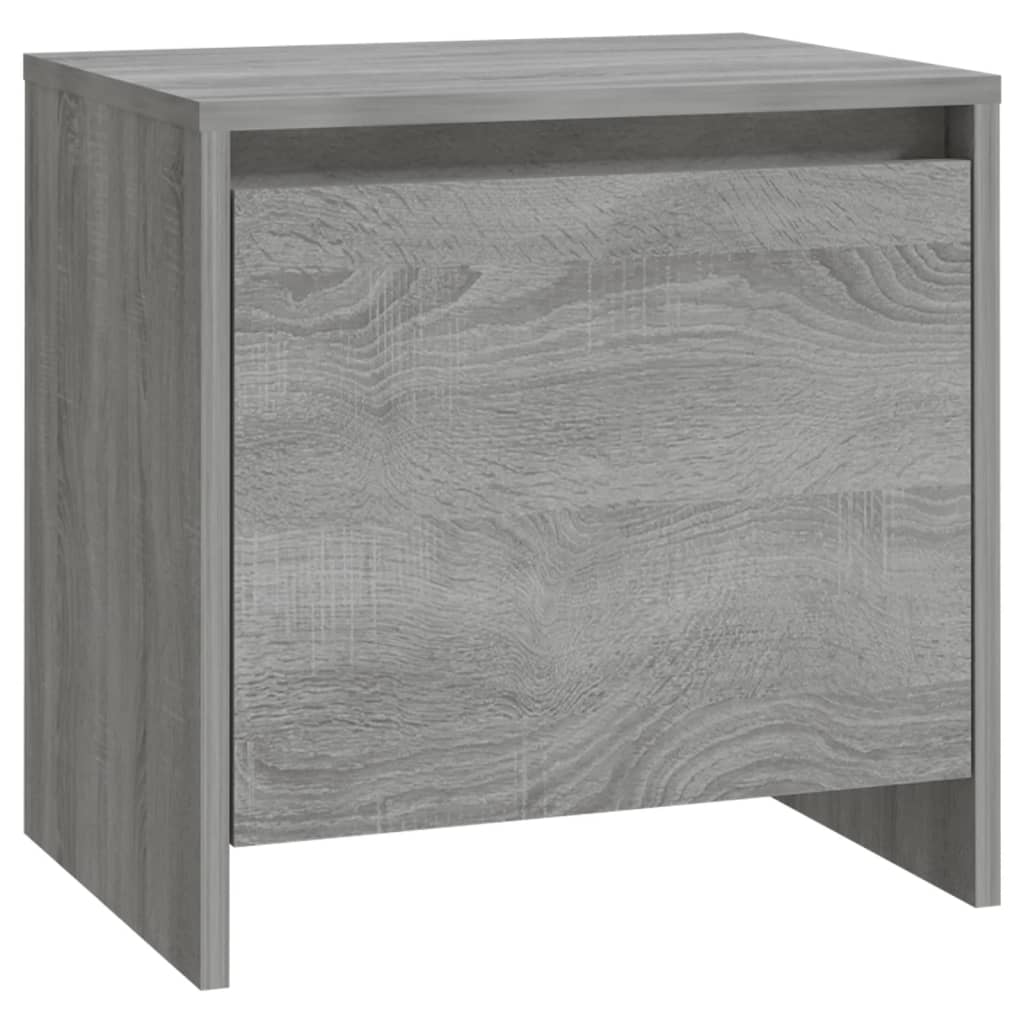 Yöpöytä harmaa Sonoma 45x34x44,5 cm lastulevy - Sisustajankoti.fi