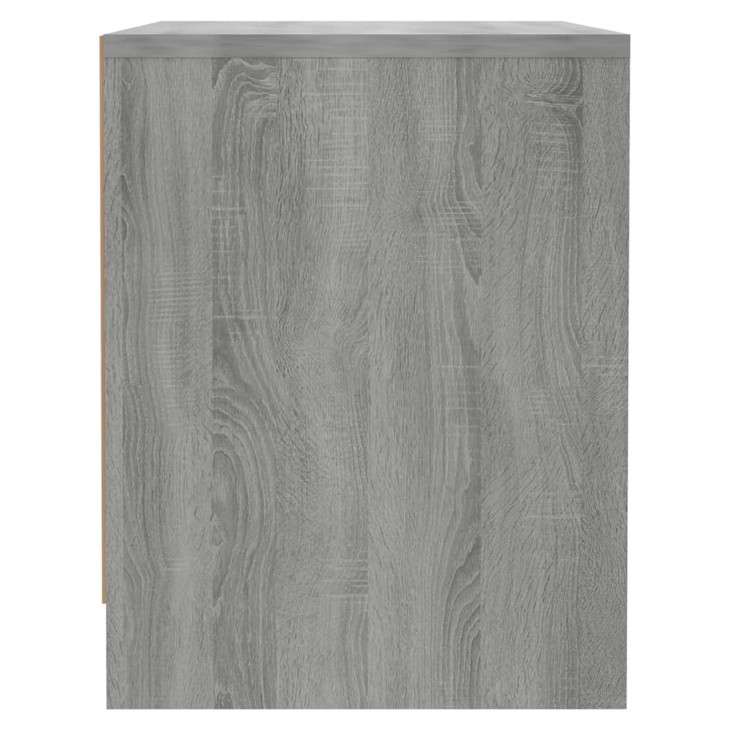 Yöpöytä harmaa Sonoma 45x34x44,5 cm lastulevy - Sisustajankoti.fi