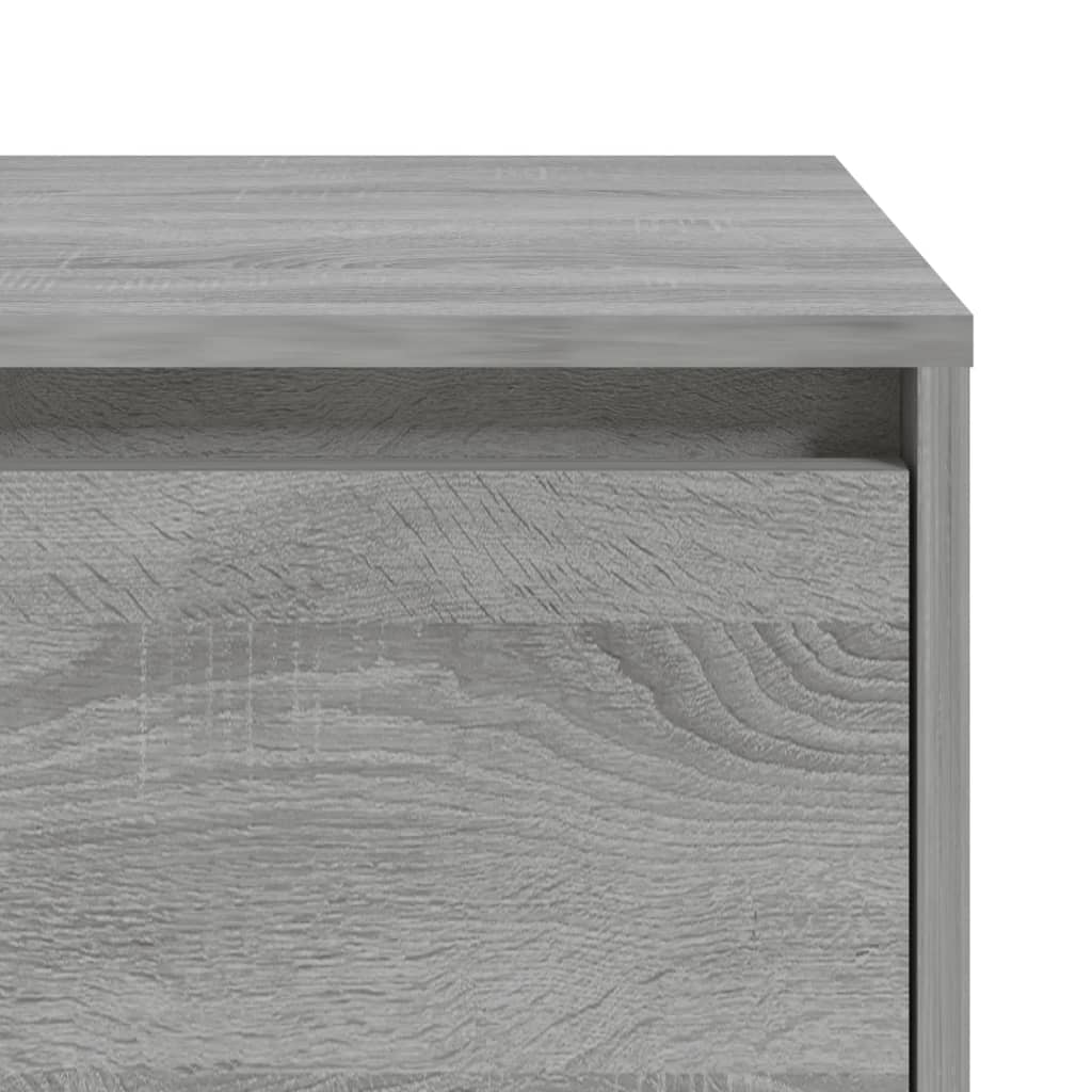 Yöpöytä harmaa Sonoma 45x34x44,5 cm lastulevy - Sisustajankoti.fi