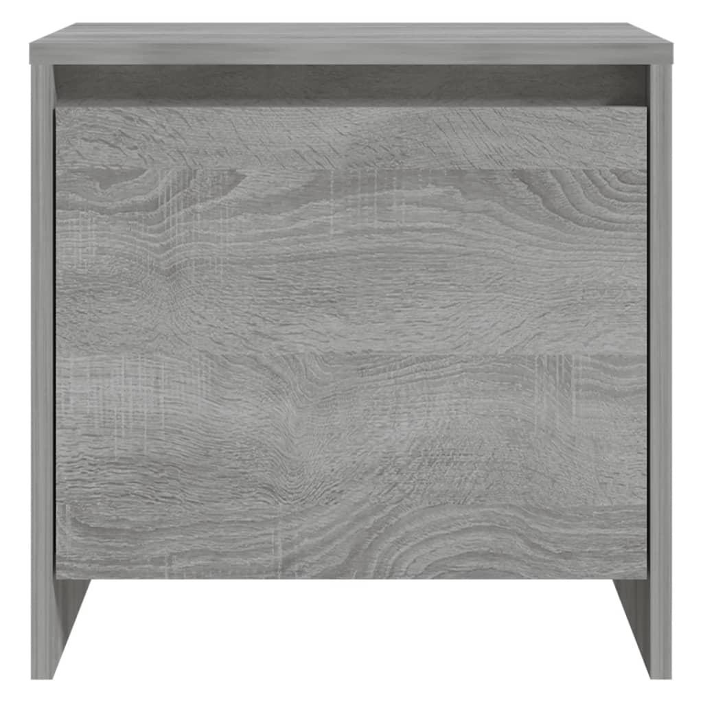 Yöpöydät 2 kpl harmaa Sonoma 45x34x44,5 cm lastulevy - Sisustajankoti.fi