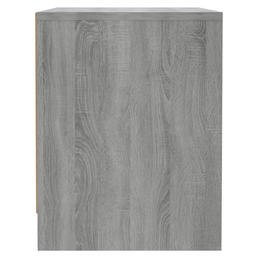 Yöpöydät 2 kpl harmaa Sonoma 45x34x44,5 cm lastulevy - Sisustajankoti.fi