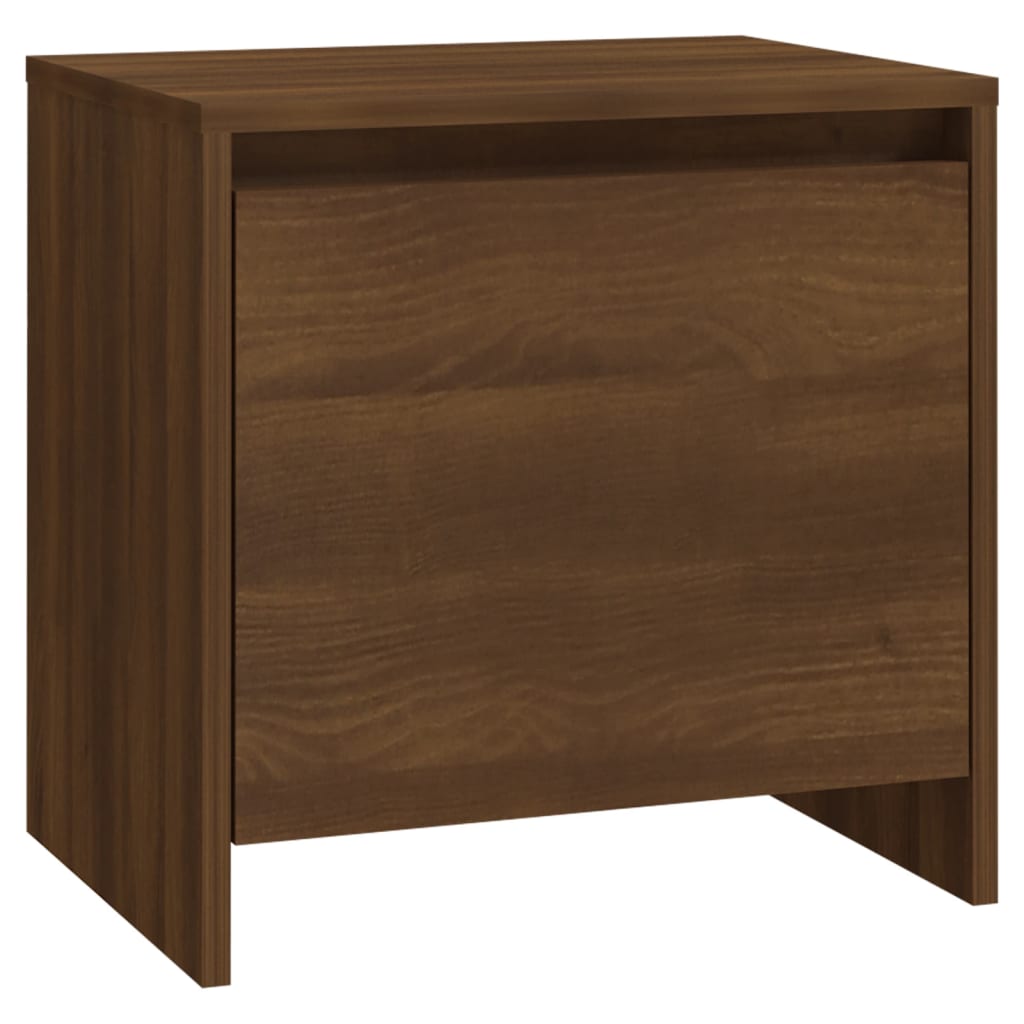 Yöpöydät 2 kpl ruskea tammi 45x34x44,5 cm lastulevy - Sisustajankoti.fi