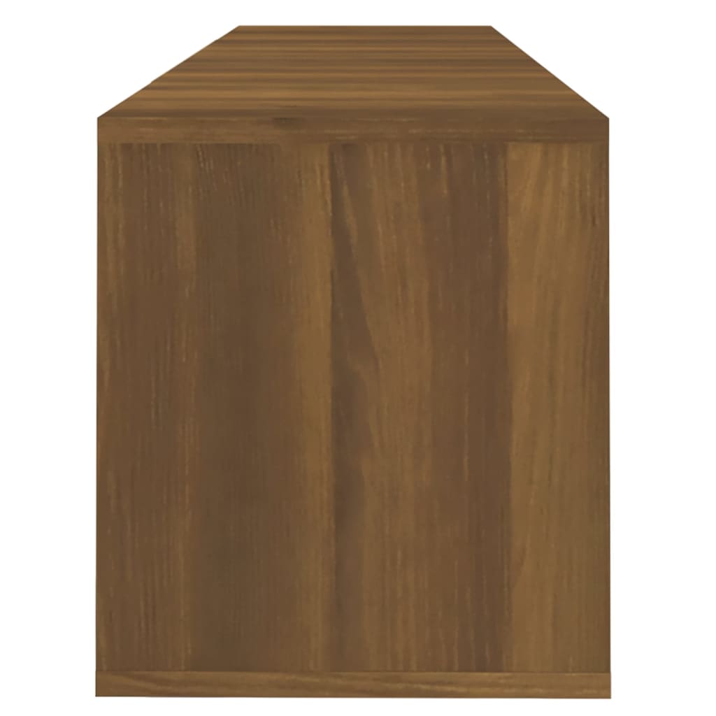 TV-taso ruskea tammi 120x30x40,5 cm lastulevy - Sisustajankoti.fi
