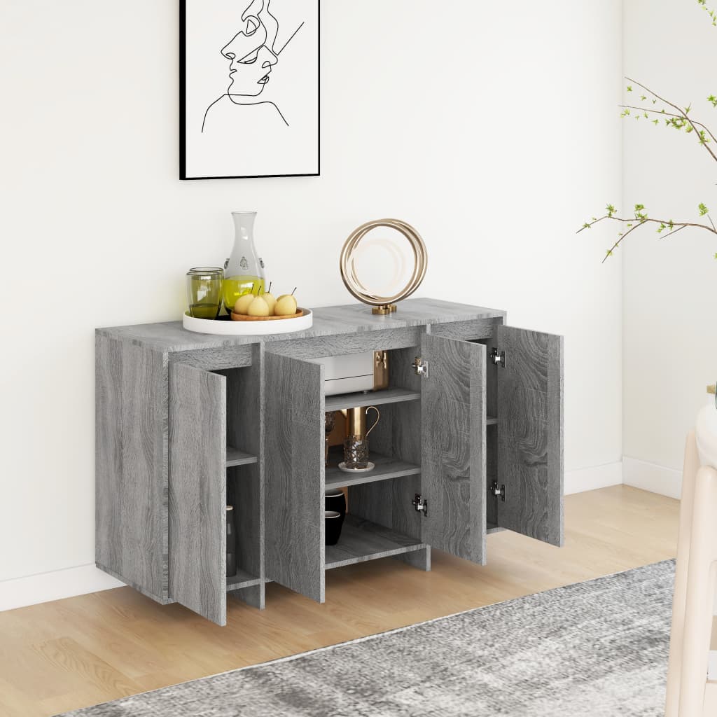 Senkki harmaa Sonoma 120x41x75 cm - Sisustajankoti.fi